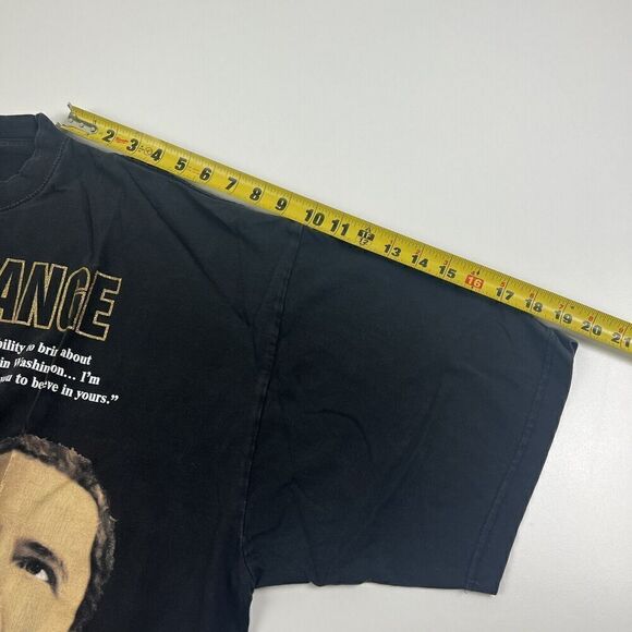 Vtg Martin Luther King MLK Barack Obama Change Dream Rap Tee TShirt Black XXL - Picture 6 of 8